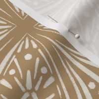 fancy tile - creamy white _ lion gold mustard - home decor