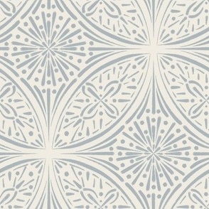 fancy tile - creamy white _ french grey blue 02 - home decor