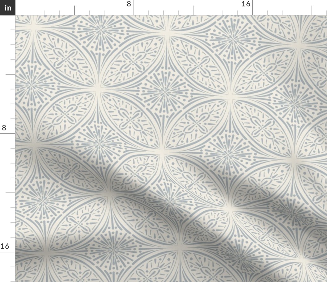 fancy tile - creamy white _ french grey blue 02 - home decor