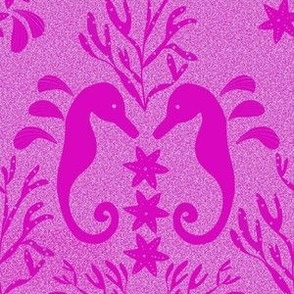 Underwater_Damask_Light Magenta Pink