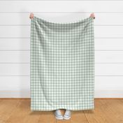 1" Soft Green Gingham Check – Hello Lula Floral coordinate