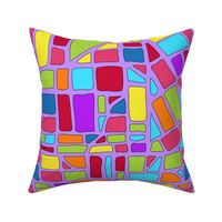 Map Mosaic Brights Large