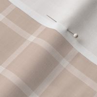 Rustic Linen Checks Gingham Pattern With A Vintage Linen Vibe In Warm Beige