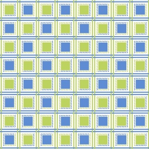 Little Plaid Blue and Green