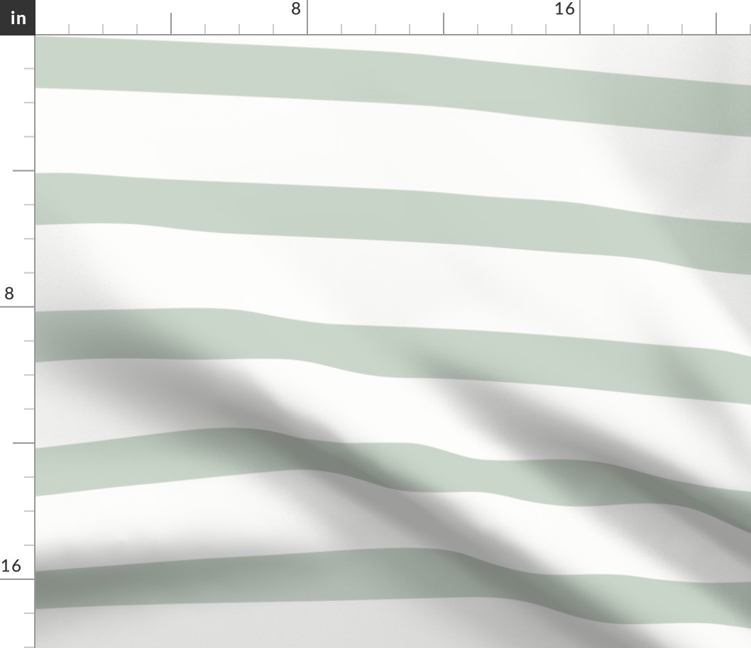 1.5" Horizontal Stripe: Pale Forest Green Graphic Stripe