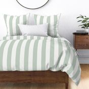 3" Vertical Stripe: Pale Forest Green Wide Basic Stripe