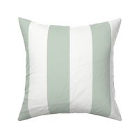 3" Vertical Stripe: Pale Forest Green Wide Basic Stripe