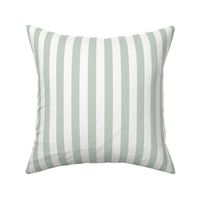 3/4" Vertical Stripe: Pale Forest Green Basic Stripe