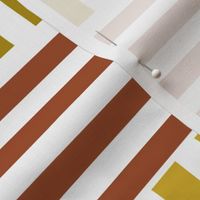 stripe blocks - orange yellow - large