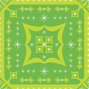 Festive Squares (Green)