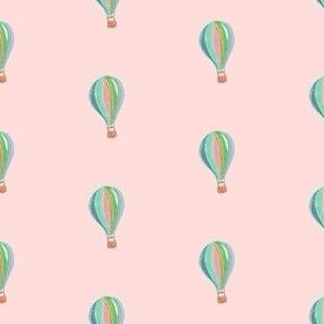 Hot Air Balloon in Soft Pink - (XS)