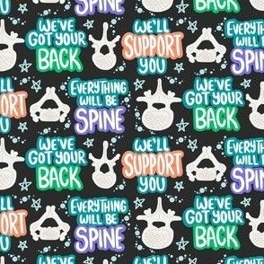 Spine Pun Fun Black