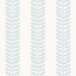 palm leaf stripe/whispering blue on light cream/medium