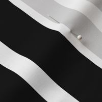 Simple Classic Black And White Stripe Pattern Vertical Smaller Scale
