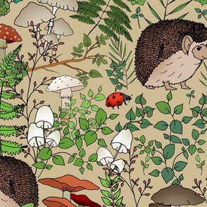 Woodland Friends (large scale Light Brown)