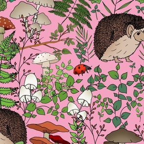 Woodland Friends (large scale Pink)