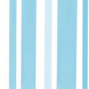 Anything But Basic Watercolour Stripes-cerulean-Blue Skies Palette