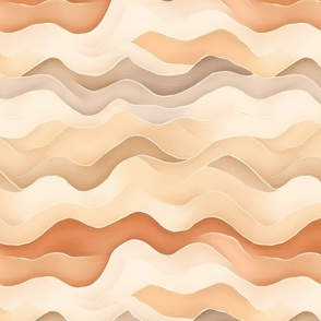 Coastal Sandy Waves in Neutral Colours