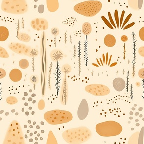 Coastal Beach Pebbles in Neutral Colours