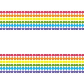 Dotty Rainbow Stripe Horizontal