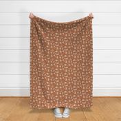 Camping Under the Stars Small - Terracotta, Browns, Neutrals, Earth Tones, Cottage-core, Cabin Decor, Lake Decor, Nature, Hiking, Forest, Night, Boho, Kids, Bedding, Clothes, Wallpaper