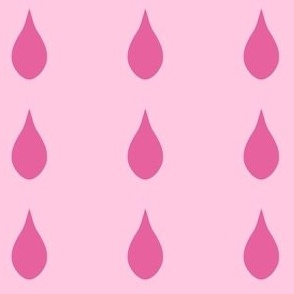 Bright Pink on Light Pink downpour 