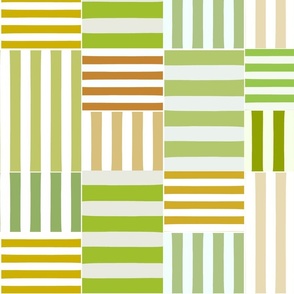 stripe blocks - Cesar salad- large 