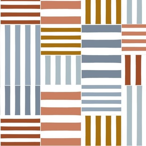 stripe blocks - cabana - large 