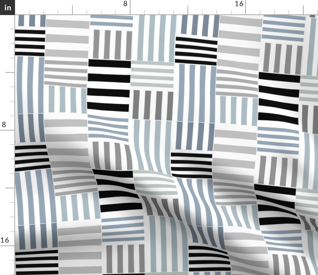 stripe blocks - blackened cod - medium