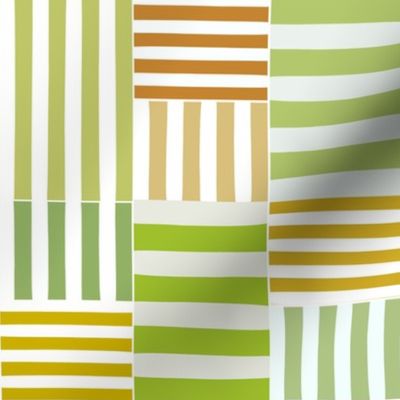 stripe blocks - Cesar salad- medium
