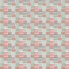 stripe blocks - dahlia - small