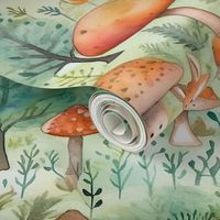 fairyland mushroom motif - large scale