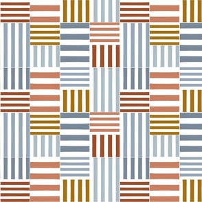 stripe blocks - cabana - medium 