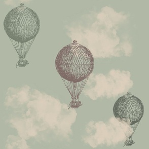 Up, Up and Away! Vintage Air Balloons in Retro Skies
