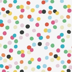 Colourful confetti pattern