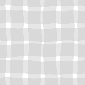 Monochrome Checkered Line in grey colour
