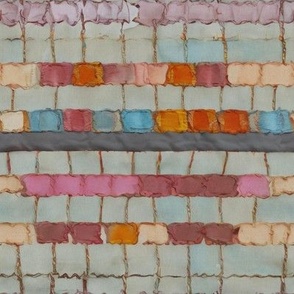 Pastel tiles in soft tones