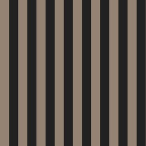 Autumn Stripes - Black Morel 