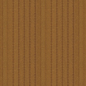 Dotty stripes on brown oatmeal paper 