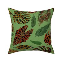 Jungle Cats (Tropical Green) 