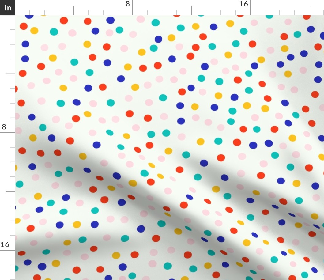 Colourful confetti pattern