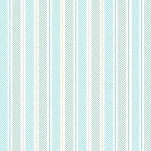 Californian small summer stripes - FABRIC