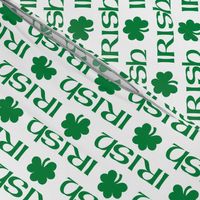 Irish (Green on White small scale) 