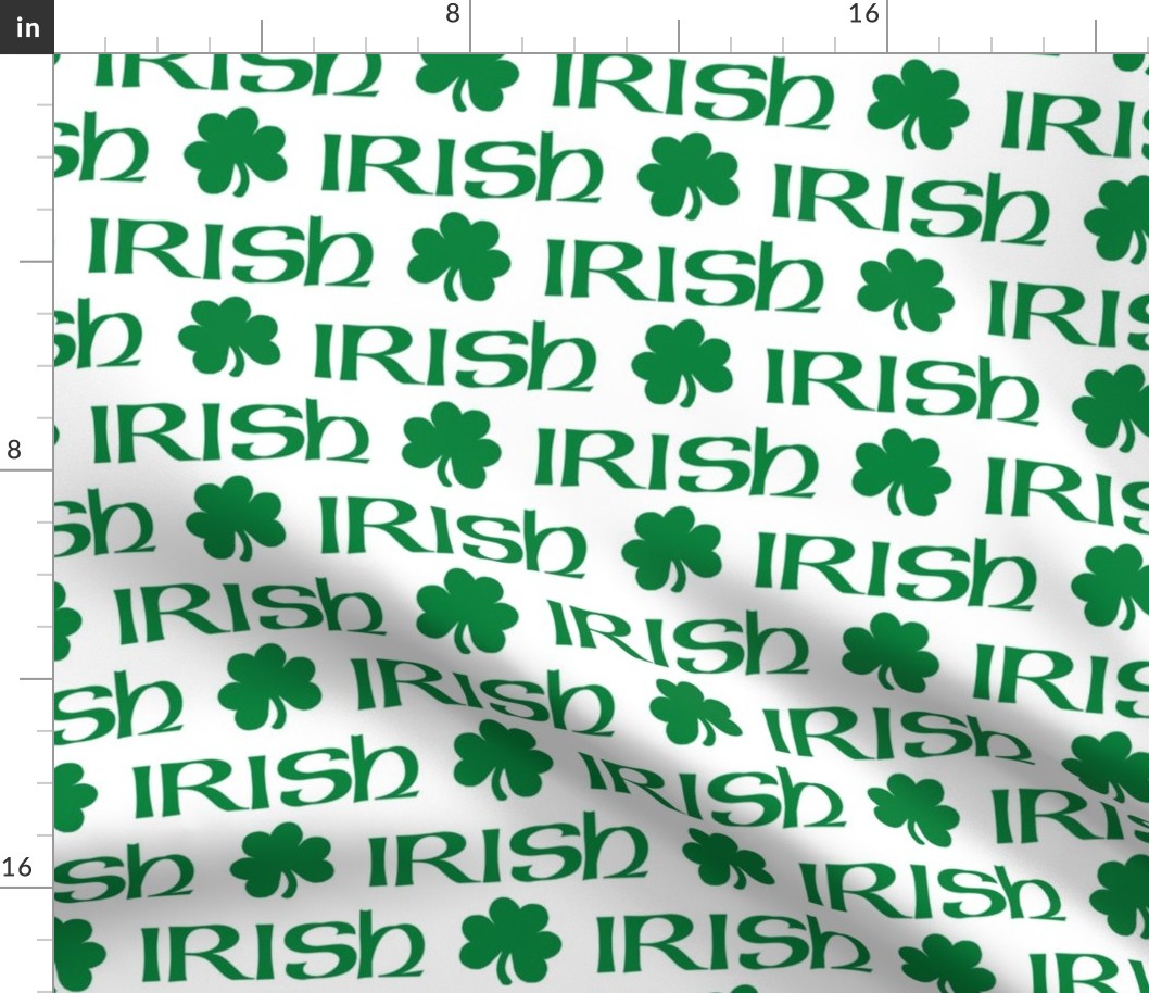 Irish (Green on White)  
