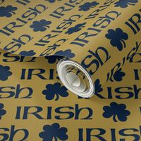 Irish (Navy on Gold) 