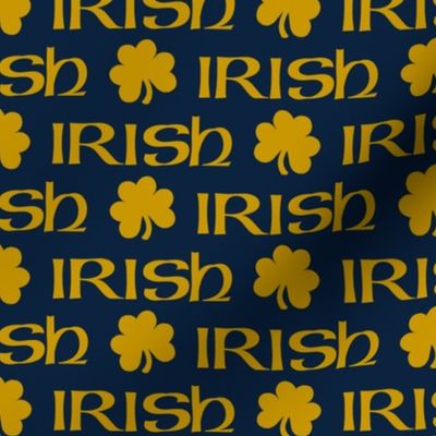 Irish (Gold on Navy small scale) 