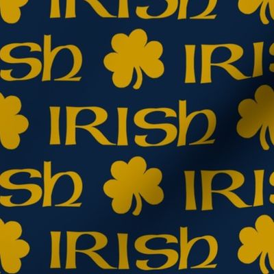 Irish (Gold on Navy) 