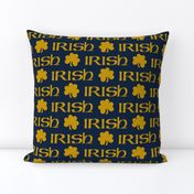 Irish (Gold on Navy) 