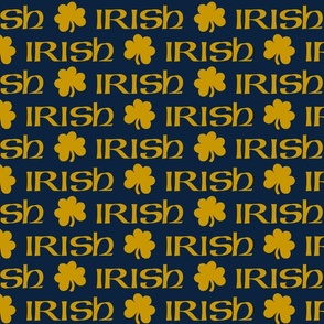 Irish (Gold on Navy) 