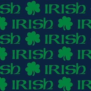 Irish (Green on Navy large scale) 
